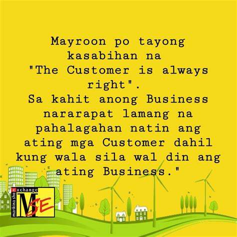 Pananaw sa kasabihang the customer is always right